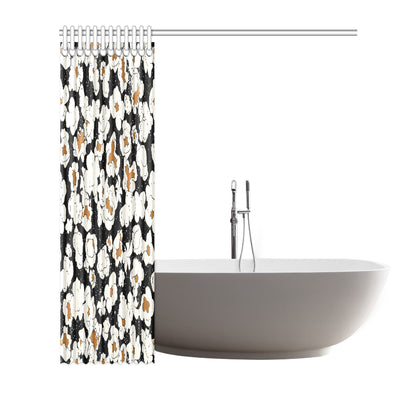 Popcorn Pattern Print Design A02 Shower Curtain