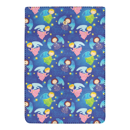 Angel Little Pattern Print Design 02 Women's Trifold Wallet