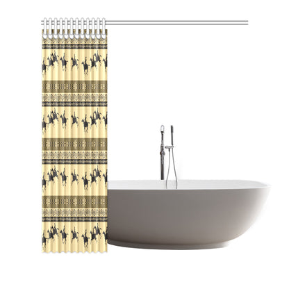 Horse Pattern Prnt Shower Curtain