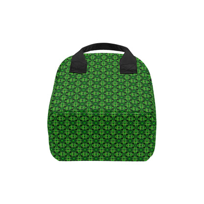 Celtic Green Neon Design Insulated Lunch Bag