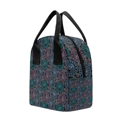 Eye of Horus Ethnic Pattern Insulated Lunch Bag