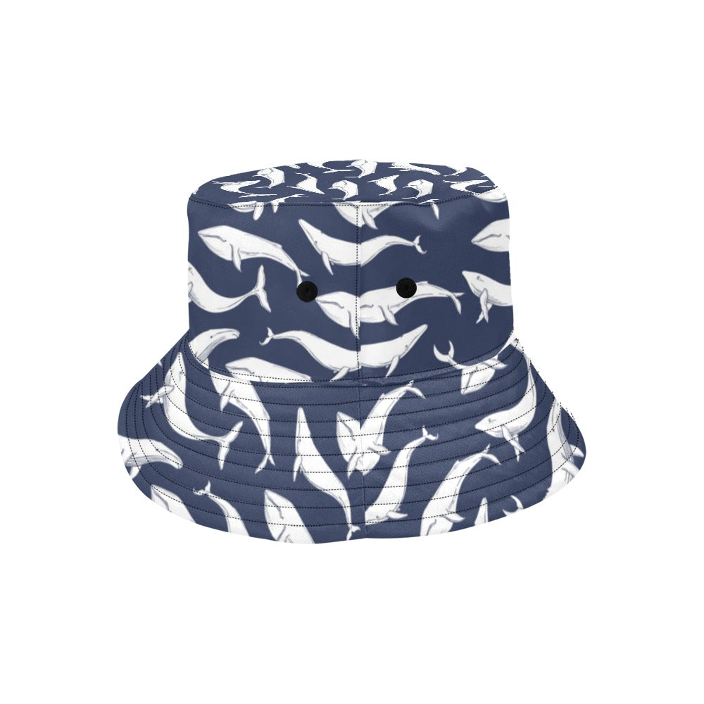 Whale Print Design LKS308 Unisex Bucket Hat