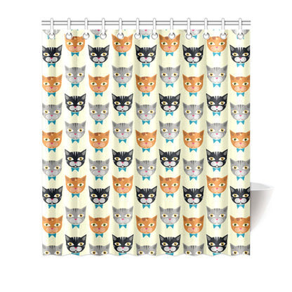 Cat Pattern Print Design 05 Shower Curtain