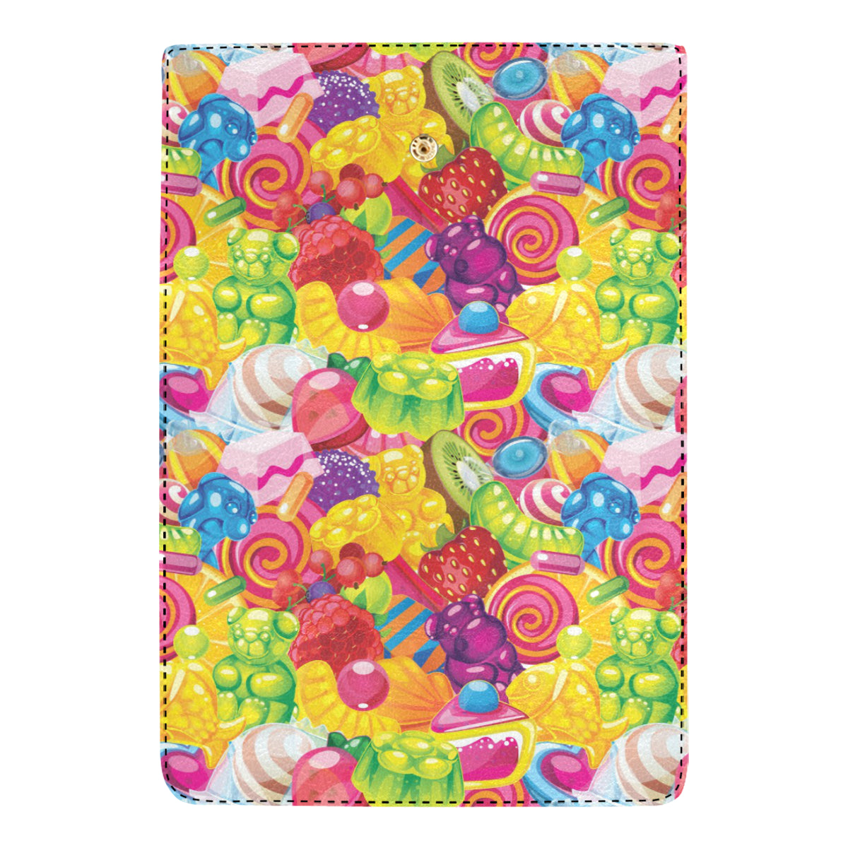 Candy Pattern Print Design CA01 Women's Trifold Wallet