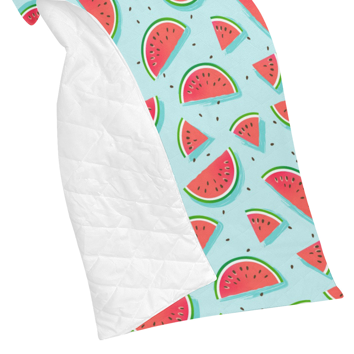 Watermelon Pattern Print Design WM03 Premium Quilt