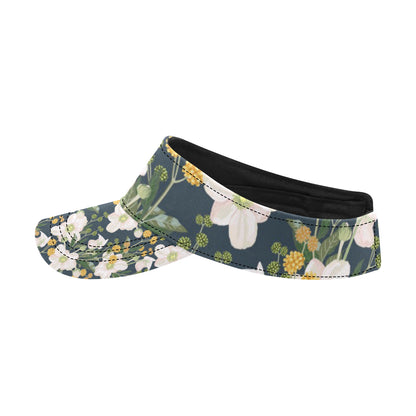Anemone Pattern Print Design AM04 Unisex Sun Visor