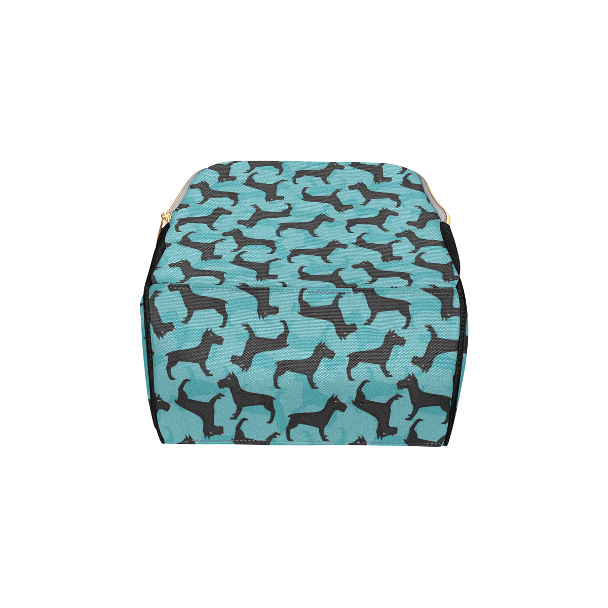Schnauzers Pattern Print Design A01 Diaper Bag Backpack
