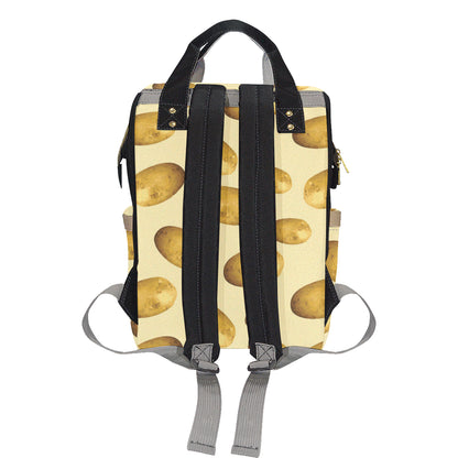 Potato Pattern Print Design A01 Diaper Bag Backpack
