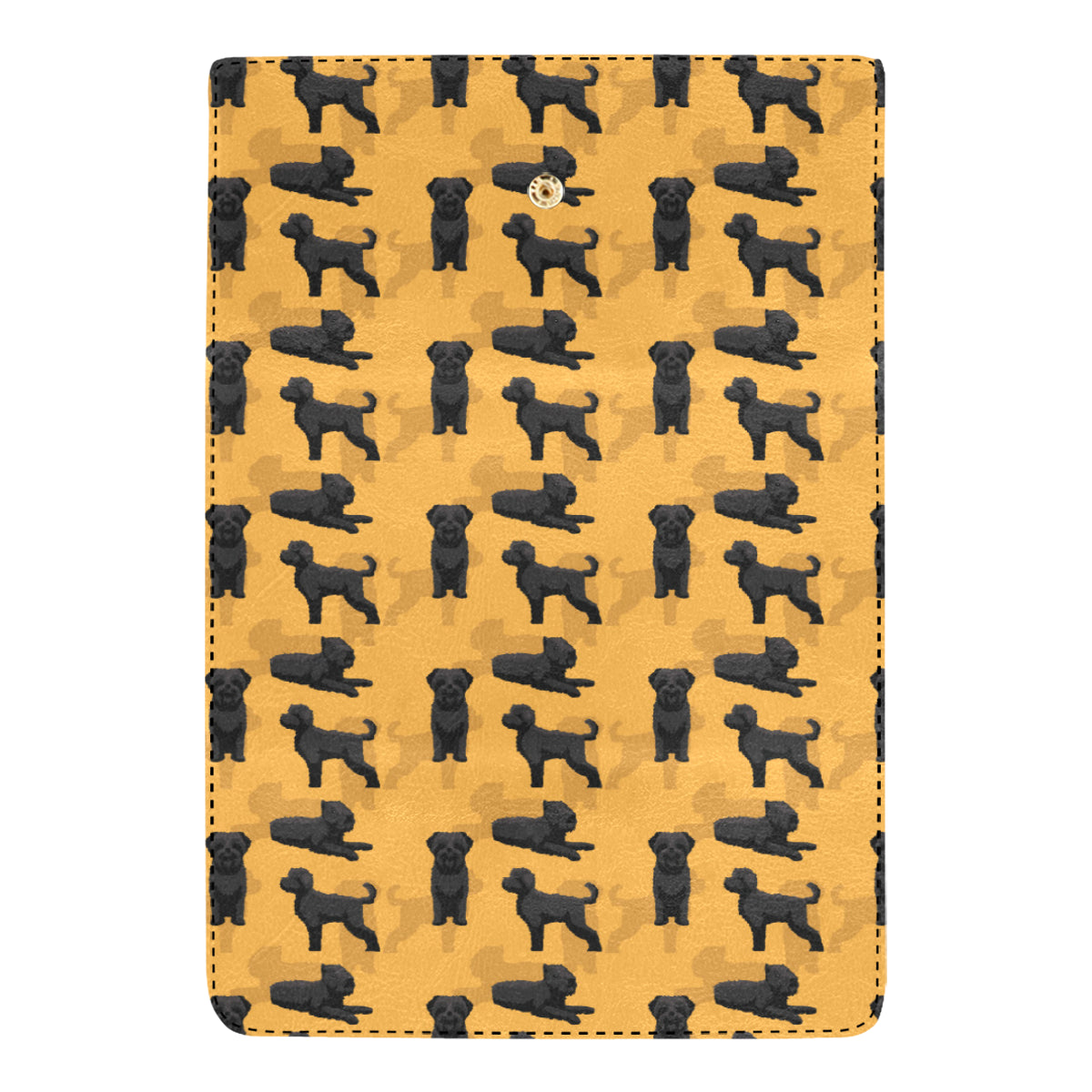 Bouviers des Flandres Pattern Print Design 01 Women's Trifold Wallet