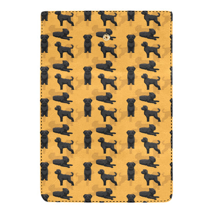 Bouviers des Flandres Pattern Print Design 01 Women's Trifold Wallet