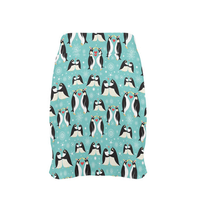Penguin Love Print 17" Golf & Pickleball Skort with Pockets