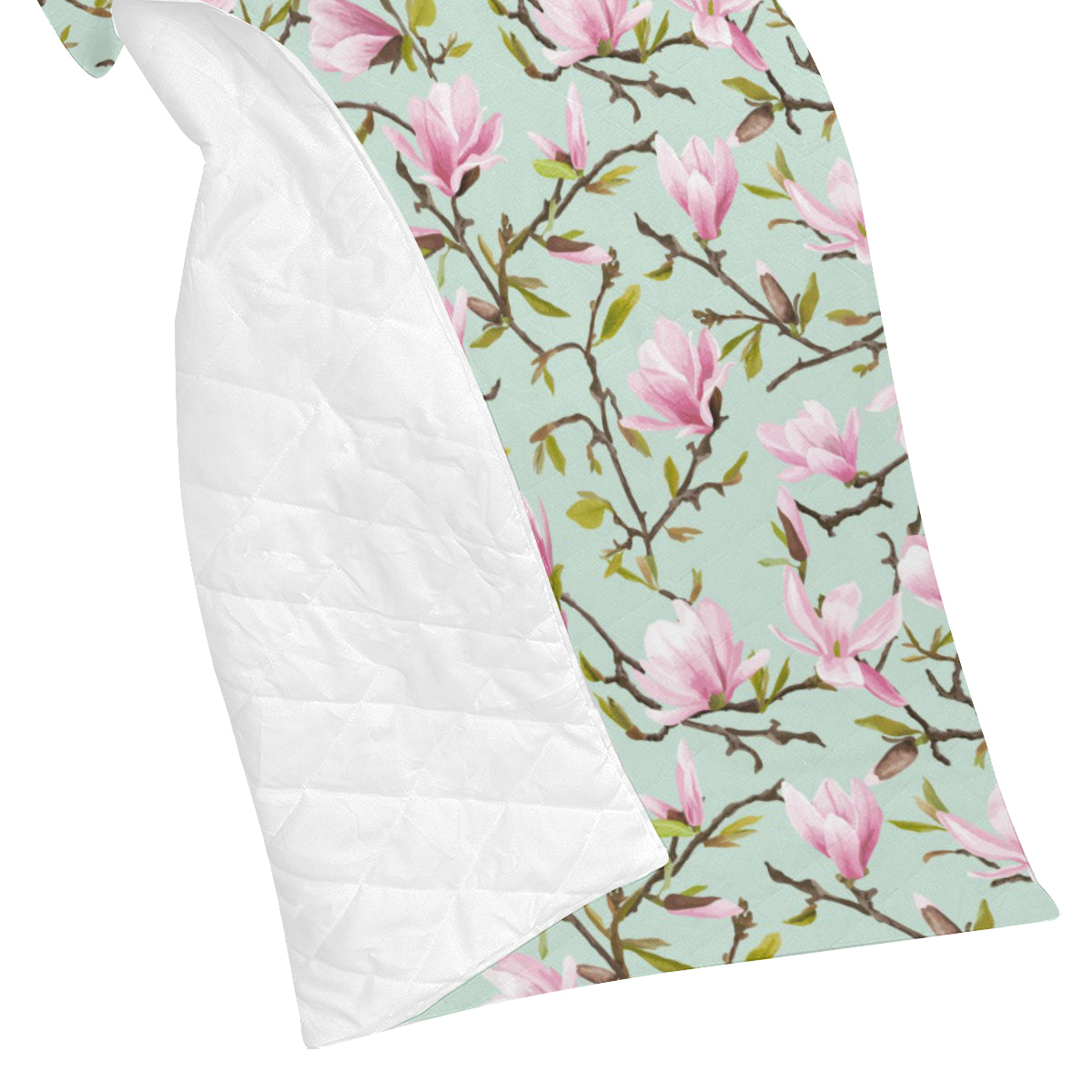 Magnolia Pattern Print Design MAG04 Premium Quilt