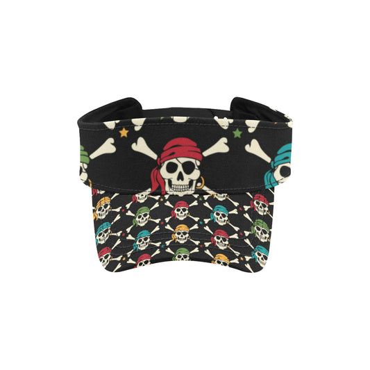 Pirate Pattern Print Design A01 Unisex Sun Visor