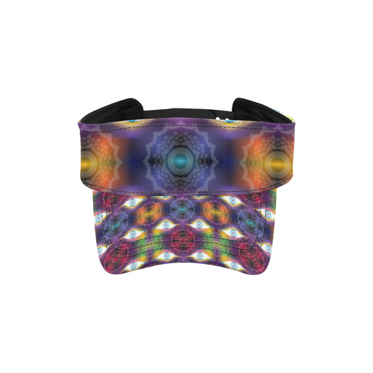 Chakra Eye Print Pattern Unisex Sun Visor