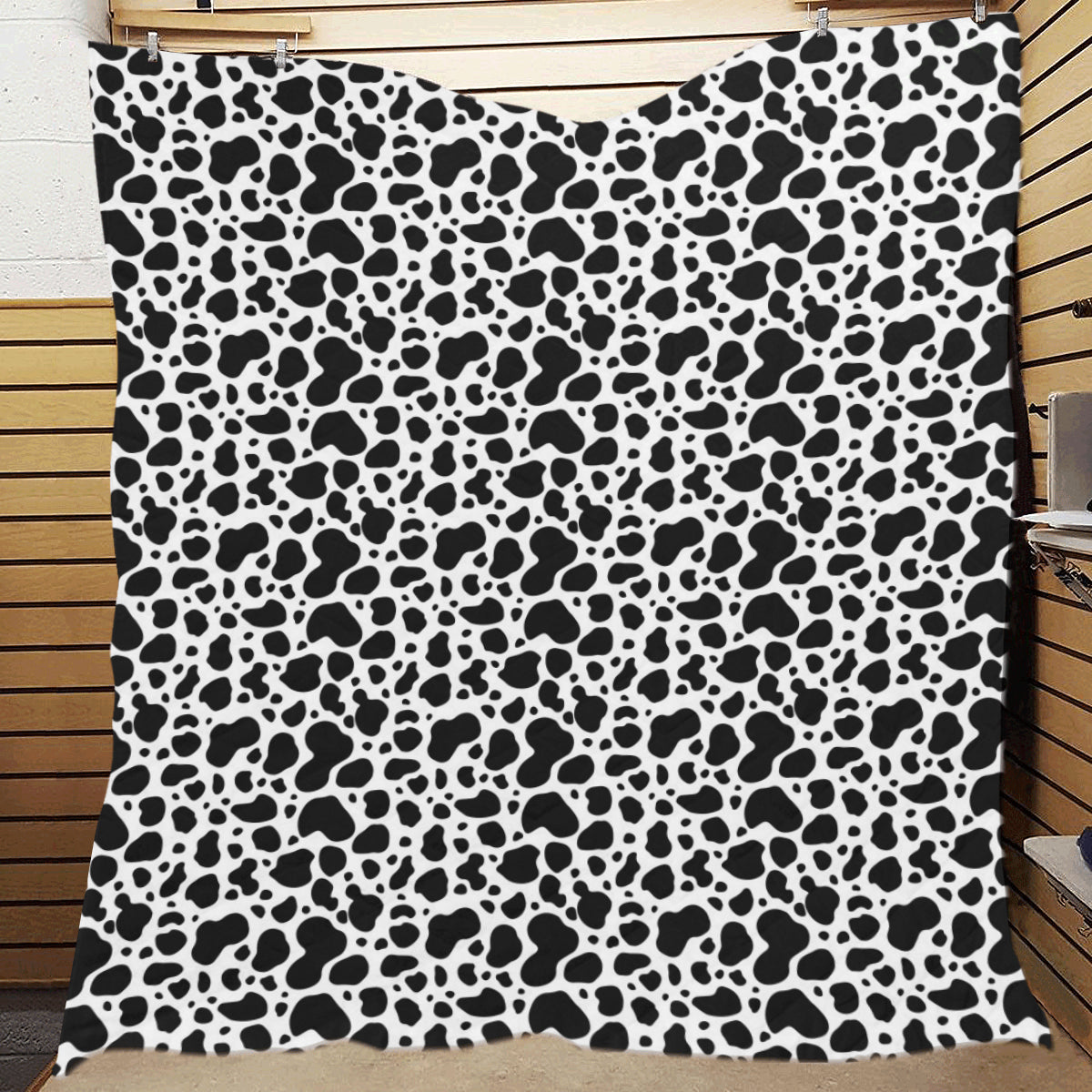 Cow Skin Pattern Print Design 04 Premium Quilt
