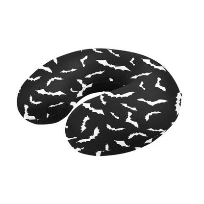 Bat Pattern Print Design 05 U-Shaped Travel Neck Pillow