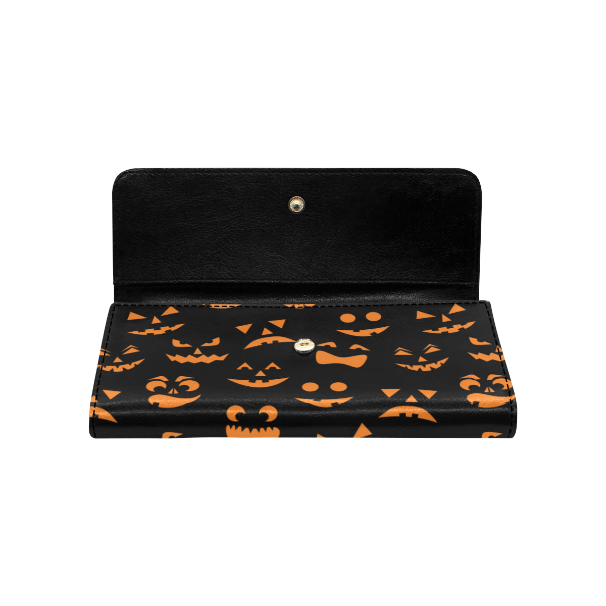 Halloween Pattern Print Design 02 Women's Trifold Wallet