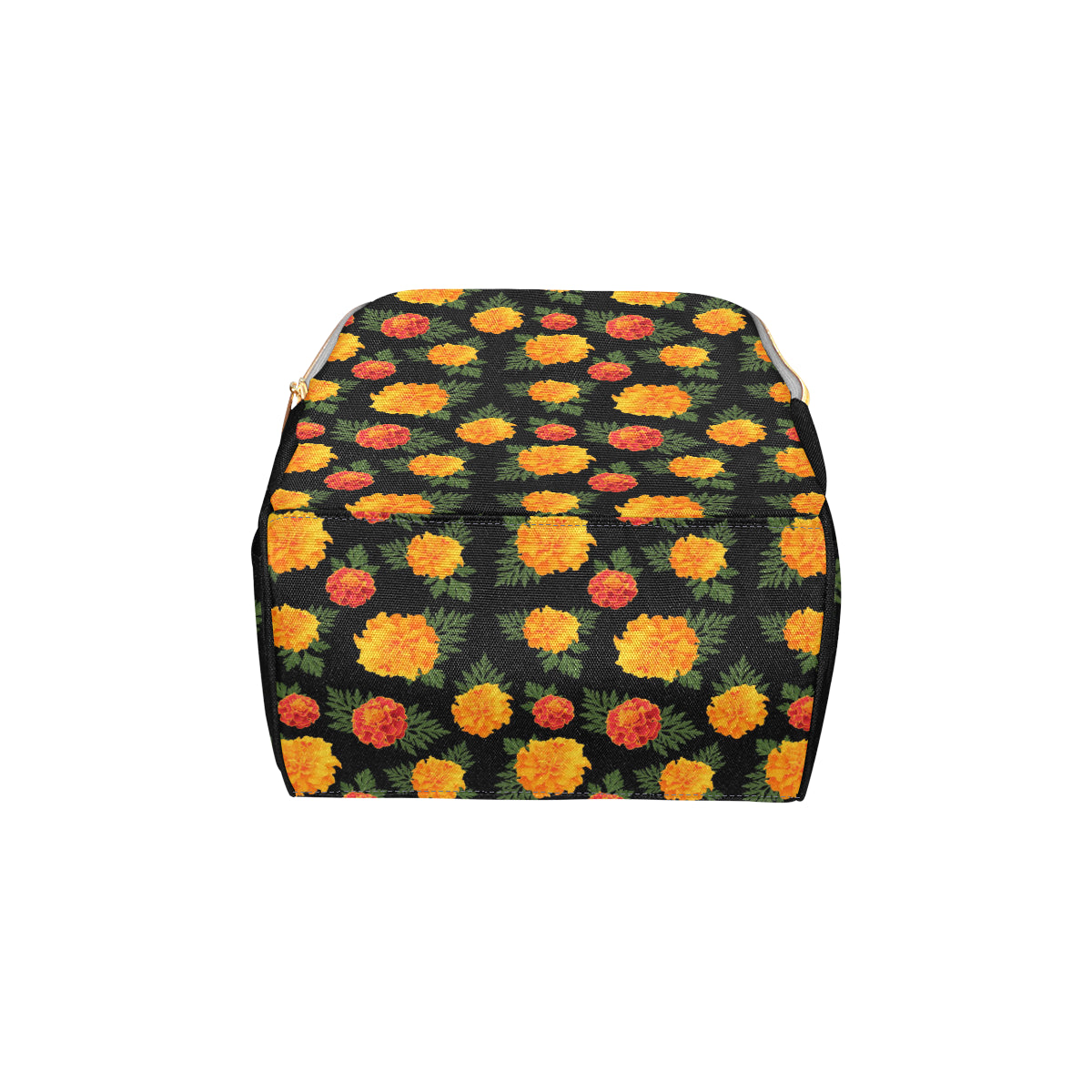 Marigold Pattern Print Design MR05 Diaper Bag Backpack