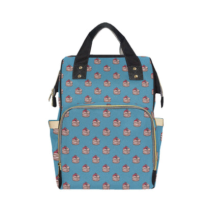Pancake Pattern Print Design A03 Diaper Bag Backpack