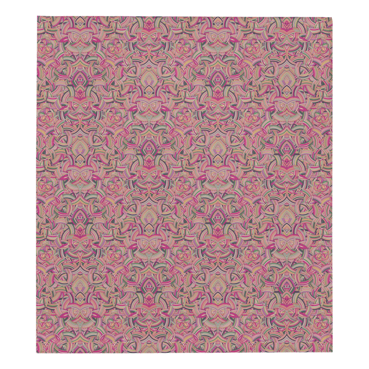 Celtic Pattern Print Design 04 Premium Quilt