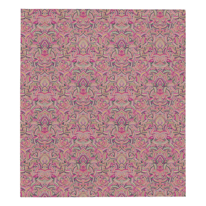 Celtic Pattern Print Design 04 Premium Quilt