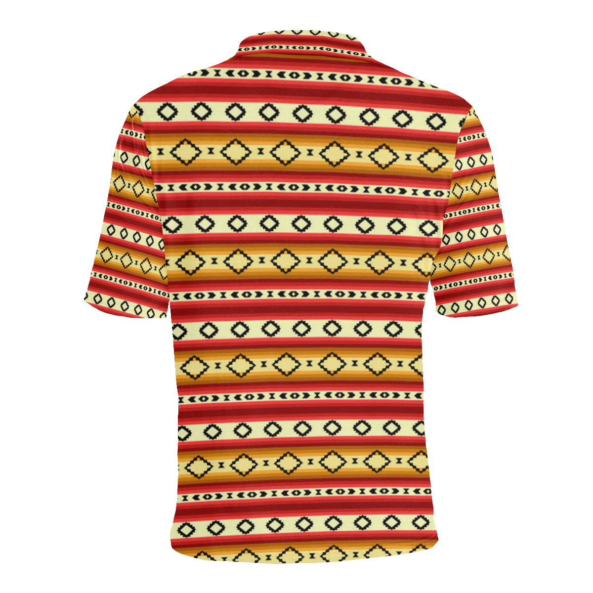 Serape Themed Men Polo Shirt