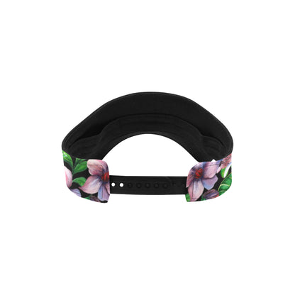 Plumeria Pattern Print Design PM01 Unisex Sun Visor