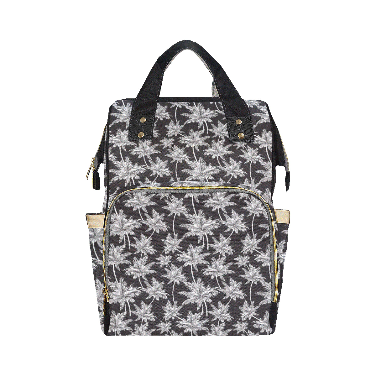 Palm Tree Pattern Print Design PT03 Diaper Bag Backpack