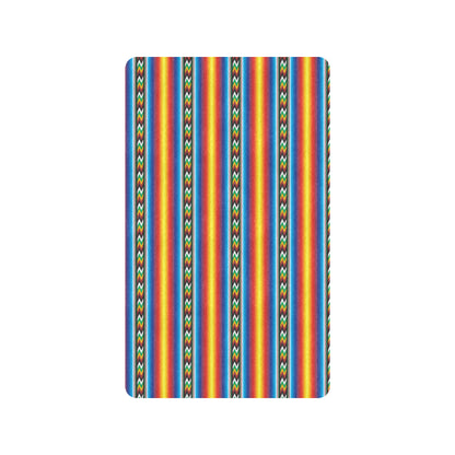 Mexican Blanket ZigZag Print Pattern Rubber Doormat