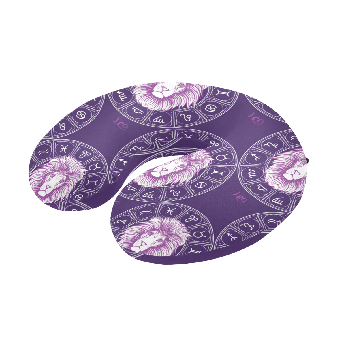 Leo Pattern Print Design 04 U-Shaped Travel Neck Pillow