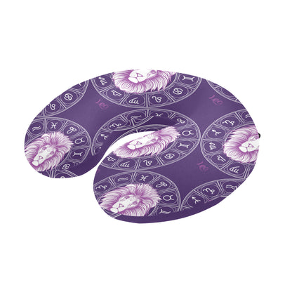 Leo Pattern Print Design 04 U-Shaped Travel Neck Pillow
