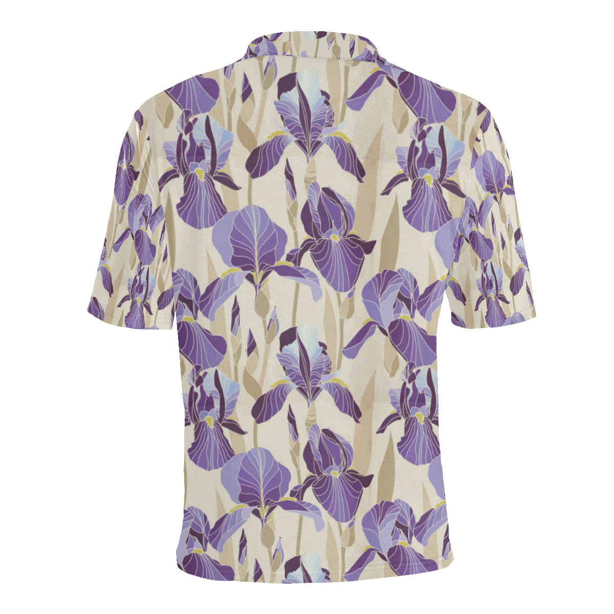 Iris Pattern Print Design IR02 Men Polo Shirt