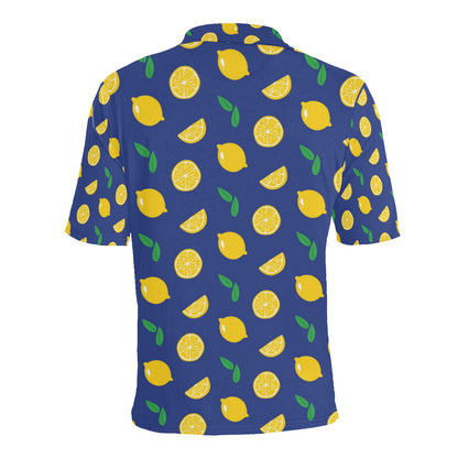 Citrus  Pattern Print Design 02 Men Polo Shirt
