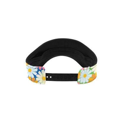 Daisy Pattern Print Design DS05 Unisex Sun Visor