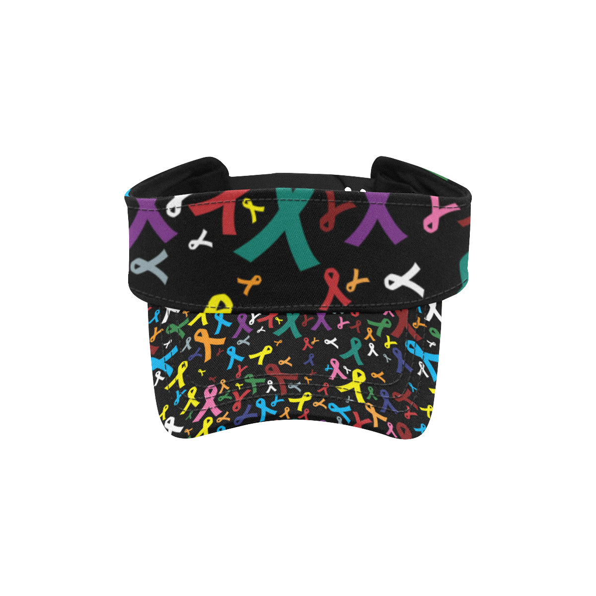 Cancer Awareness Pattern Print Design 03 Unisex Sun Visor