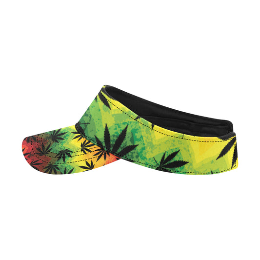 Rasta Pattern Print Design A02 Unisex Sun Visor