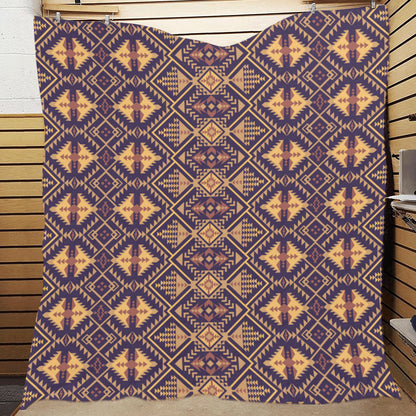 Aztec Pattern Print Design 09 Premium Quilt