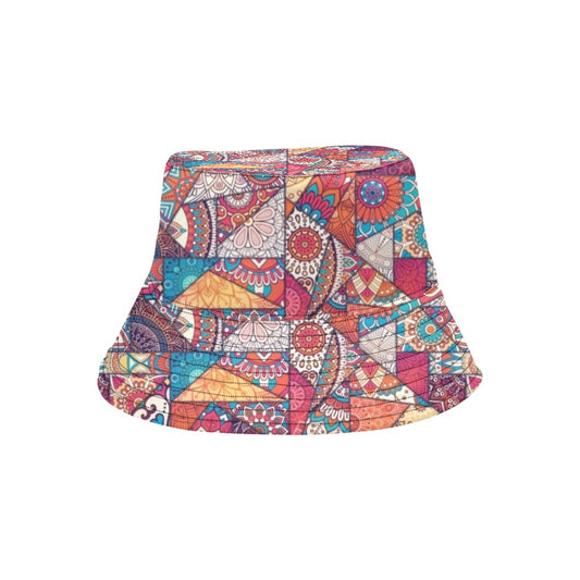 Patchwork Print Design LKS401 Unisex Bucket Hat
