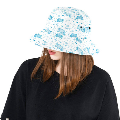 Hockey Print Design LKS303 Unisex Bucket Hat