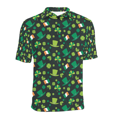 Shamrock Saint Patrick's Day Print Design LKS304 Men Polo Shirt