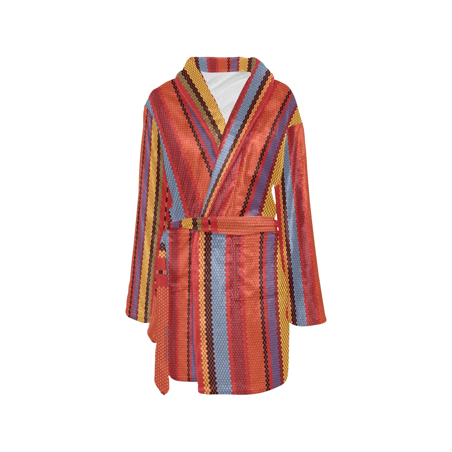 Mexican Pattern Print Design 05 Women's Fleece Robe