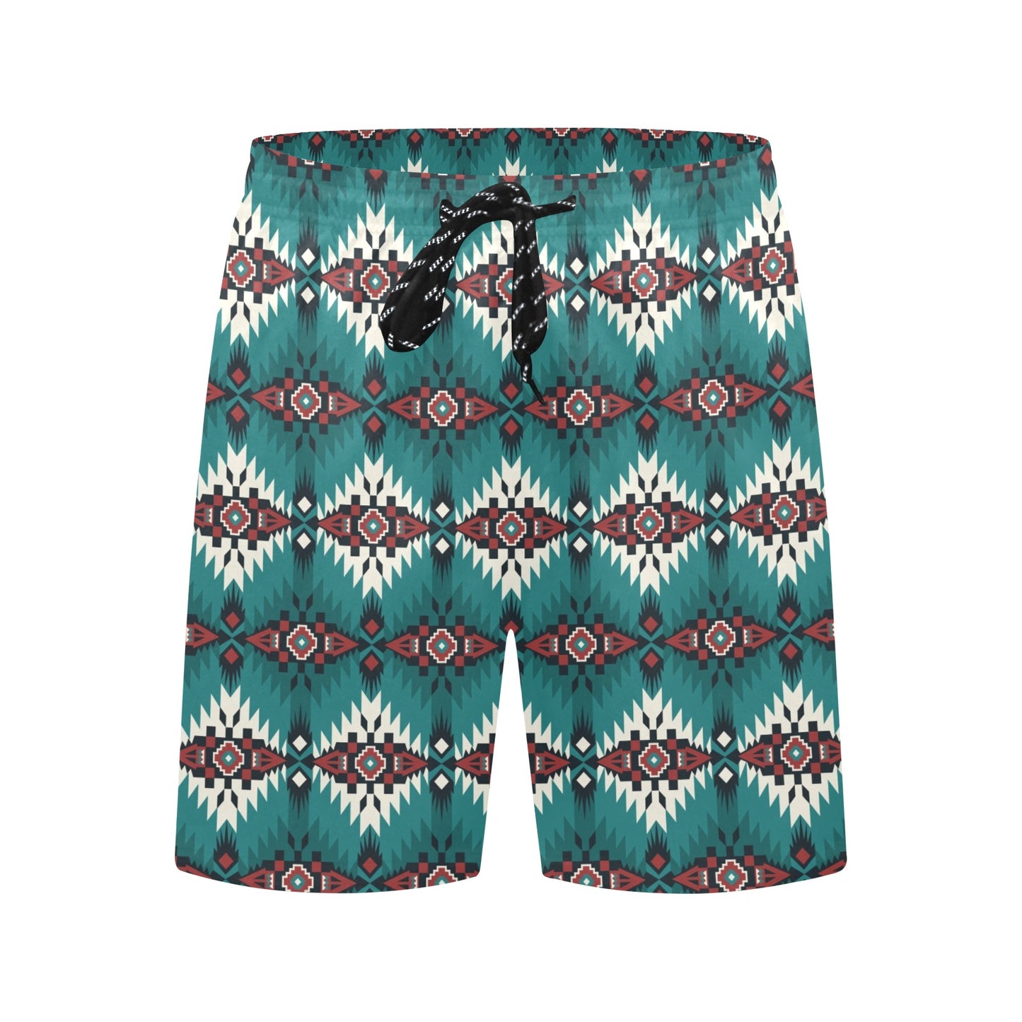 Southwest Pattern Print Design LKS308 Men's Swim Trunks Beach Shorts