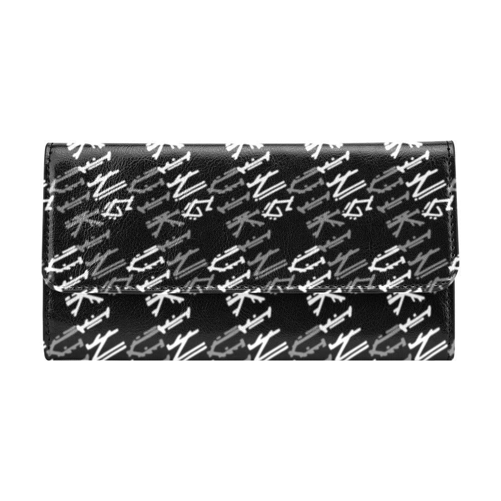 Vikings Print Design LKS306 Women's Trifold Wallet