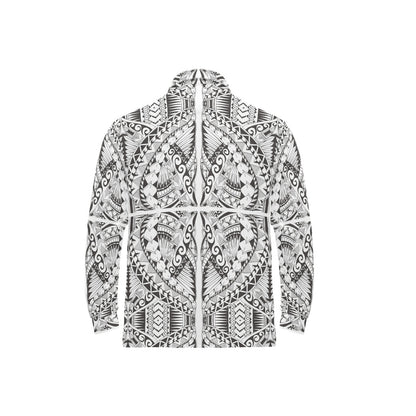 Samoan Style Print Design LKS301 Long Sleeve Polo Shirt For Men's