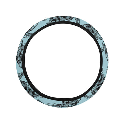 Sea Turtle Print Design LKS3010 Steering Wheel Cover with Elastic Edge