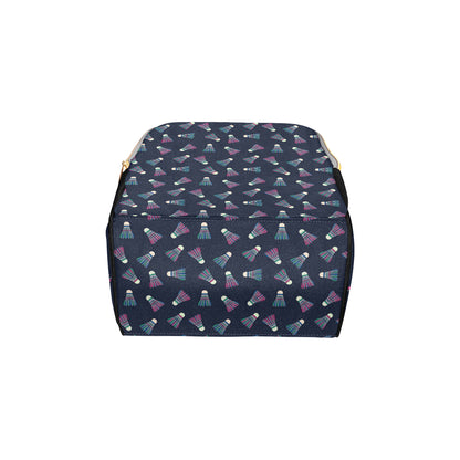 Badminton Ball Pattern Print Design 02 Diaper Bag Backpack