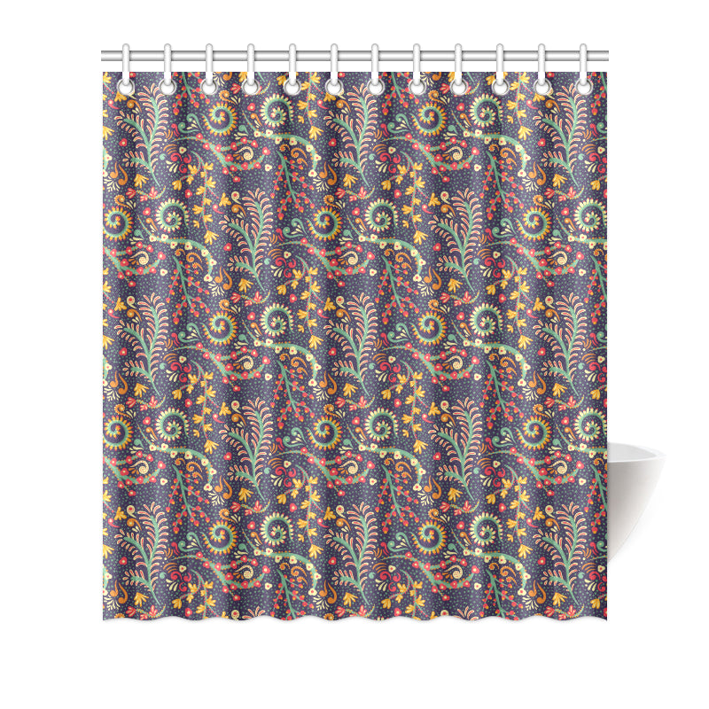 Bohemian Pattern Print Design 08 Shower Curtain