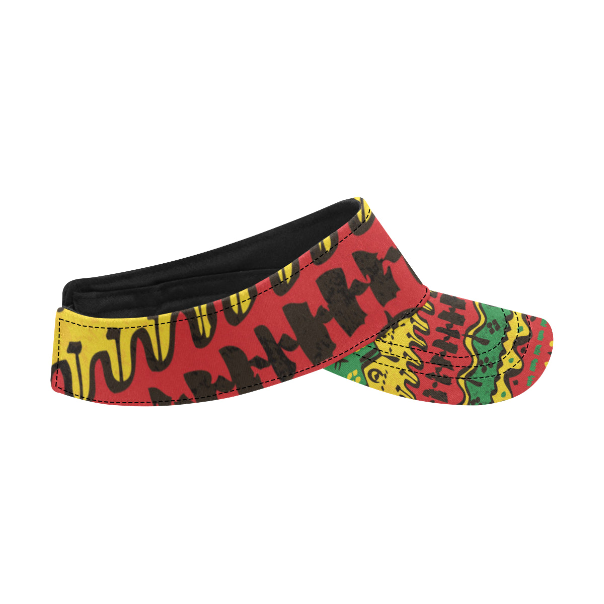 Rasta Pattern Print Design A01 Unisex Sun Visor