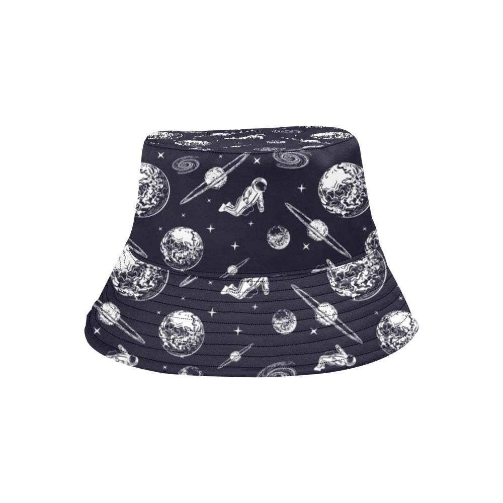 Space Astronaut Print Design LKS302 Unisex Bucket Hat