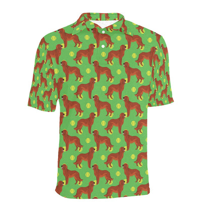 Setters Irish Print Design LKS302 Men Polo Shirt